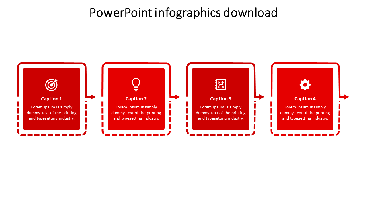 Free - Best PowerPoint Infographics Download In Orange Color
